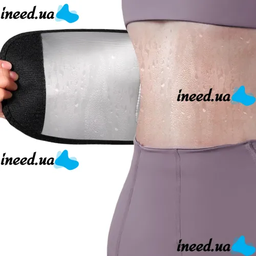 Неопреновий пояс сауна perspirntion Girds для схуднення живота і боків з кишенькою для телефону, стягуючий корсет для спини і занять спортом