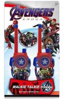 Дитячий набір з 2 рацій Месники Walkie Talkie Avengers 1568-1 на батарейках до 3м, Дитячі рації 2 шт Супергерої для зв'язку зі звуковими ефектами