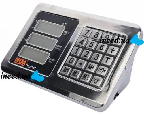 Wireless Electronic Wi-Fi Scoreboard Opera ACS G8 Head for 300 kg Scales with Display, Opera Wifi Display for Scales with Metal Buttons