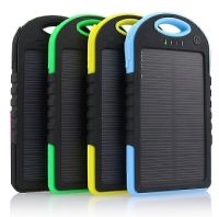 Portable Charger Power Bank Solar Charger 50000 mAh with Led flashlight and carbine on a solar battery, external battery 2, power bank