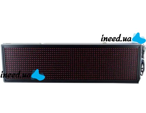 Светодиодная внутренняя бегущая строка табло Led Story 100х20 WIFI/USB с красной подсветкой для рекламы уличная торговая вывеска c бегущей строкой
