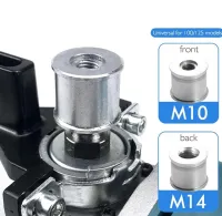 Belt sander adapter RUOKTOOL FT-140 M10 M14 on a Bulgarian Bulgarian milling machine 100mm/115mm/125mm, Grinder for polishing wood metal with 2 belts