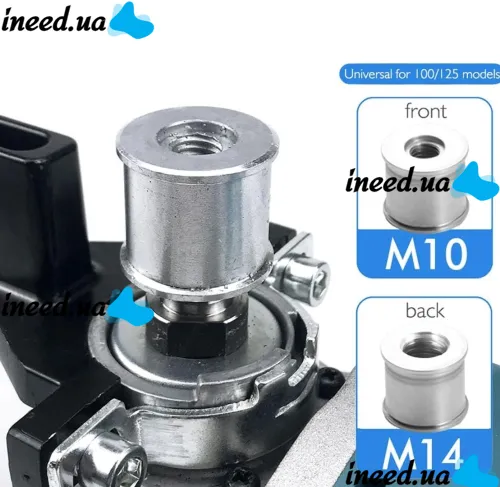 Belt sander adapter RUOKTOOL FT-140 M10 M14 on a Bulgarian Bulgarian milling machine 100mm/115mm/125mm, Grinder for polishing wood metal with 2 belts