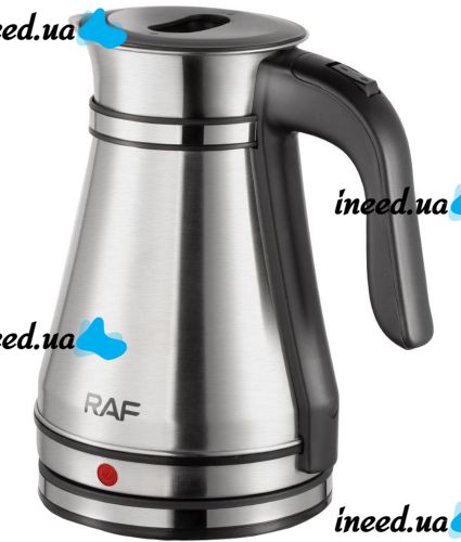 Electric kettle RAF R.7963 1.5L 1500W disc kettle in the form of a turbine, RAF tabletop electric kettle with operating indicator and auto unplugging.
