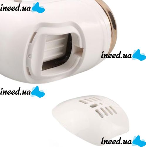 Callus Remover Y2023-1 cordless pumice stone for heel cleaning and callus removal, Grinding file with 2 attachments for removing rough skin White