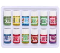 Essential Oil EOS-012 12pcs set of water-soluble essential oils with different aromas for diffuser, Essential Oil 3ml each for fragrance diffusers