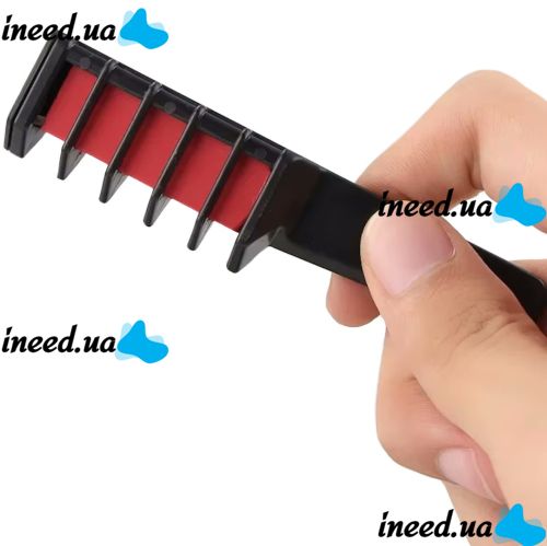 Набір крейди гребінців Hair chalk 10 шт з різнокольоровими барвниками для фарбування волосся, різнокольорові крейди для фарбування дітей і дорослих