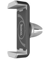 Universal Hoco CPH01 Phone Holder 5.5-8.5cm in Car Ventilation Deflector, Hoco Clip-on Car Holder in Smartphone Air Duct Grey
