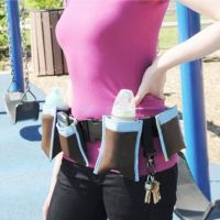 Многофункциональный органайзер на пояс Waist Diaper Bag для мам, поясная сумка с карманами, сумка-органайзер на талию для детских принадлежностей