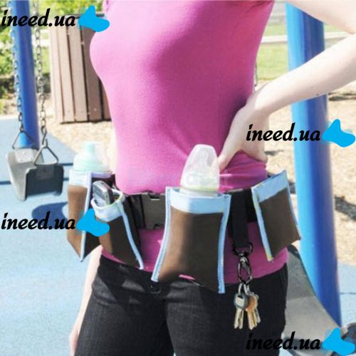 Многофункциональный органайзер на пояс Waist Diaper Bag для мам, поясная сумка с карманами, сумка-органайзер на талию для детских принадлежностей