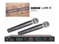 Радіосистема SHURE UHF LX 88 III, 2 бездротових мікрофона в кейсі