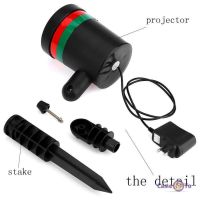 Outdoor New Year Laser Projector Star Shower 8 in 1 15W Star Shower Plastic