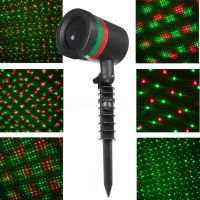 Outdoor New Year Laser Projector Star Shower 8 in 1 15W Star Shower Plastic