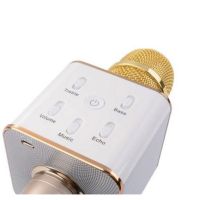 Бездротовий мікрофон караоке bluetooth Q7 Gold Золотий