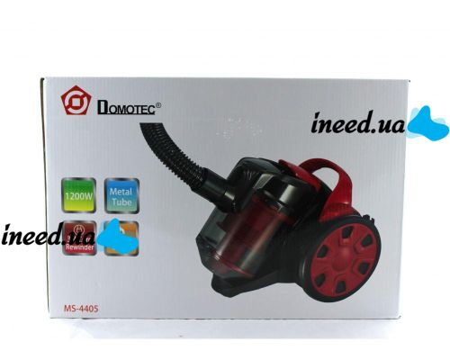 Компактний циклонний пилосос Domotec MS-4405 1200W cyclon безмішковий