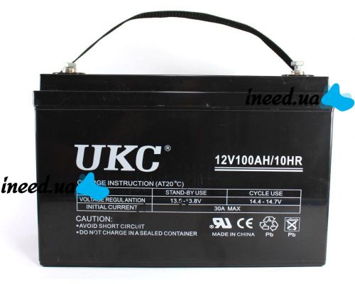 Universal Gel battery GEL UKC 6-CNF-100 12V 100Ah (Rechargeable battery 12V 100Ah)