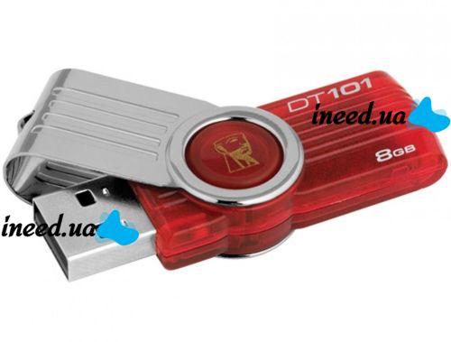 USB Flash 8GB флешка Kingston DataTraveler DT101 G2 флеш-накопичувач, карта пам'яті, USB-накопичувач для зберігання документів, фото і відео 8Гб