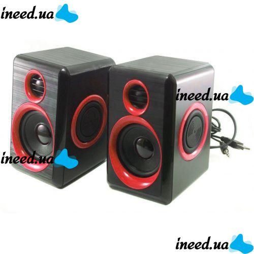 Speakers for PC Computer F&T FT-165 Black,Red