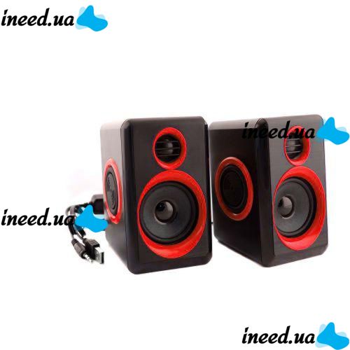 Speakers for PC Computer F&T FT-165 Black,Red