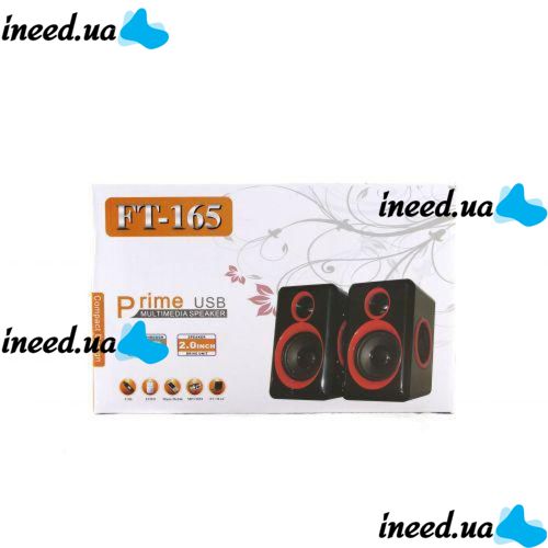 Speakers for PC Computer F&T FT-165 Black,Red