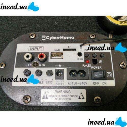Speaker in Car Active Subwoofer 1008BT 1800W Subwoofer with bluetooth and Remote Control 12/24/220v