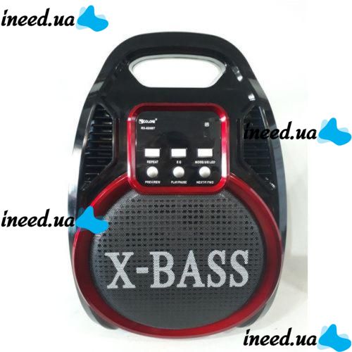 Wireless Bluetooth Speaker X-BASS Golon RX-820BT with Color Music and Microphone