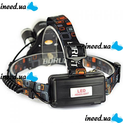 Bailong RJ-3000 T6 3 Led Bailong RJ-3000 T6 3 in 1 LED Triple Cordless RJ3000 Head Mounted Flashlight