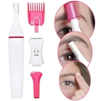 Women's electric trimmer Veet Sensitive Precision Expert epilator for face and body, electric shaver with replaceable nozzles Sweet Sensitive