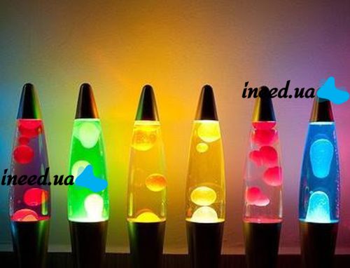 Світильник, нічник Лава лампа з парафіном Magma lamp висота 34см, Green, Yellow, Red, Blue