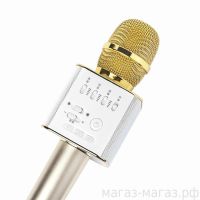 Бездротовий мікрофон для караоке Tuxun Q9 Black, Pink, Gold з чохлом