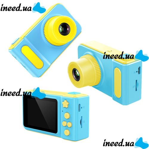 Детский цифровой фотоаппарат Photo Camera Kids T1 / V7, Детская USB фото камера с записью видео, играми и цветным экраном DVR Baby Camera