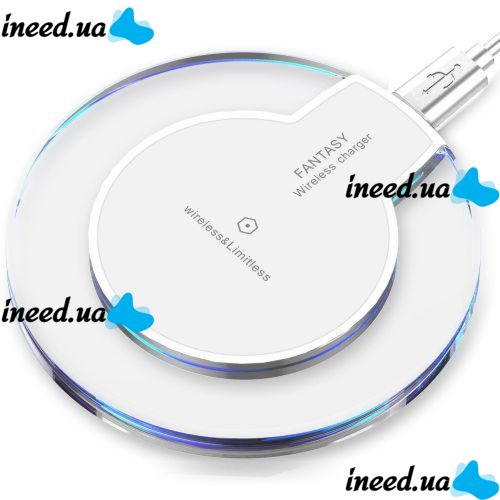 Qi Transmitter Wireless Charging for Phone Fantasy Wireless Charge K9 White