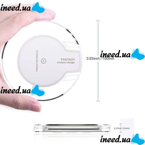 Qi Transmitter Wireless Charging for Phone Fantasy Wireless Charge K9 White