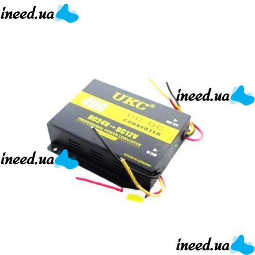 Перетворювач авто інвертор DC / DC 24V-12V 40A DDC-40A
