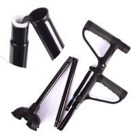 Folding Cane with Flashlight Second Handle EZ Up Cane