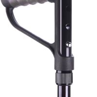 Folding Cane with Flashlight Second Handle EZ Up Cane