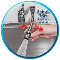 Flexible nozzle for the Turbo Flex 360 Faucet Aerator for Saving Water on the Faucet saver, Flexible Hose Water Saver