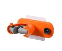Wall-mounted Non-slip Organizer Holder for Mops and Brushes Qstexpress Mopholder, Adjustable Self-adhesive Mop Holder mop holder