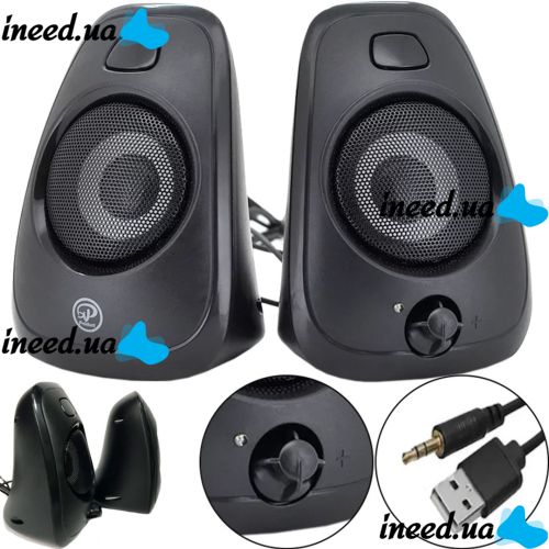 Jedel JNS-55 USB 2.0 Universal Speakers with Volume Control for Computer and Laptop, Computer Speaker Speaker for PC with 3.5mm 95556