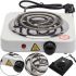 Електрична настільна спіральна плита на одну конфорку Hot Plate JX-1010B 1000W, одноконфорочная електроплита 1000Вт з термостатом на 5 положень