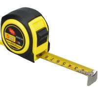 Construction Measuring Tape measure Best-65 5m x 16mm with Hitchhiker and hook, Measuring Tape TP-2401 with Nylon Coating Yellow