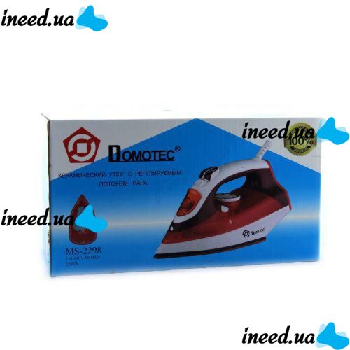 Праска Domotec MS - 2298 2200W керамічна підошва