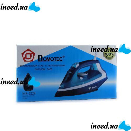 Праска Domotec MS - 2228 2200W керамічна підошва