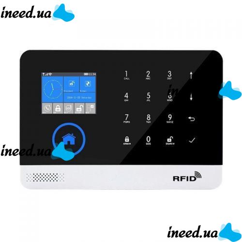 Touch GSM Alarm System for Home with Motion Sensor and WIFI Alarm JYX-W-G600