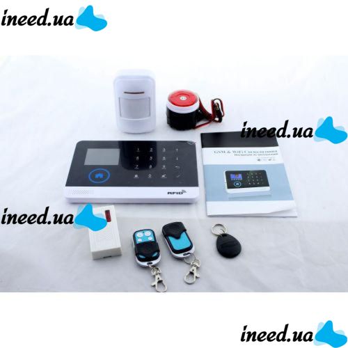 Touch GSM Alarm System for Home with Motion Sensor and WIFI Alarm JYX-W-G600