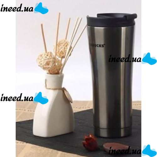 Термокружка термос starbucks 450мл SmartCup 9225 Black mat