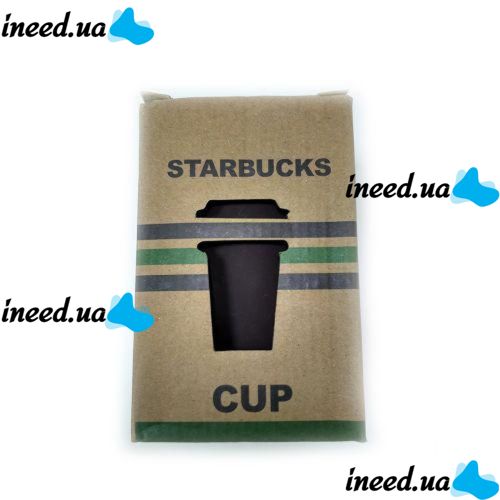 Чашка керамічна кружка Starbucks Py 023 Brown