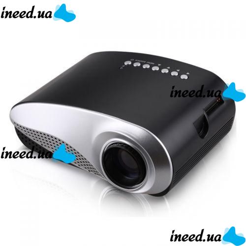 Portable Multimedia Projector with Speaker Led Projector RD-802 Black