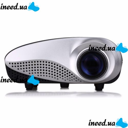 Portable Multimedia Projector with Speaker Led Projector RD-802 Black