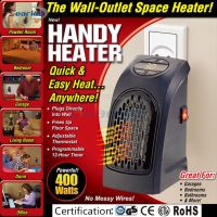 Термовентилятор Rovus Handy Heater 400W Черный, Электрический тепловентилятор, дуйка, обогреватель